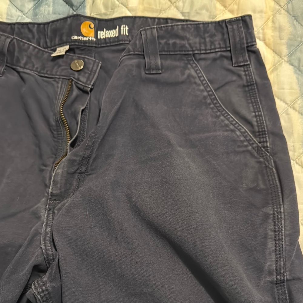 Carhartt Relaxed Fit Dark Blue Trousers